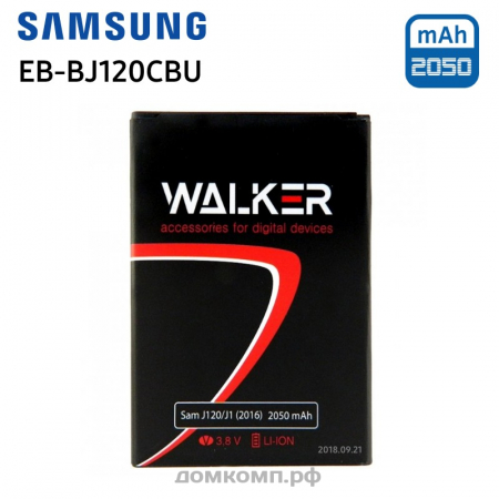 фирменная батарея Walker для Samsung Galaxy J1 (2016) J120