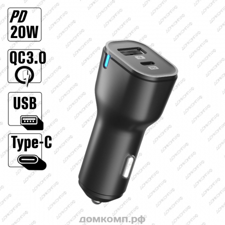 АЗУ OLMIO 3A-1USB-1TypeC-PD20W