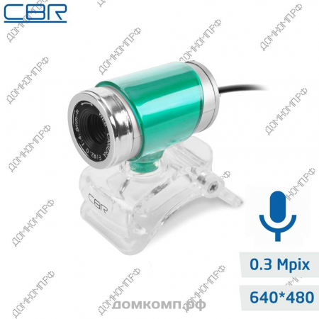 Веб-камера CBR CW-830M Green