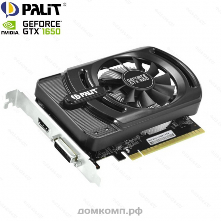 Видеокарта Palit GeForce GTX 1650 StormX [NE51650006G1-1170F]