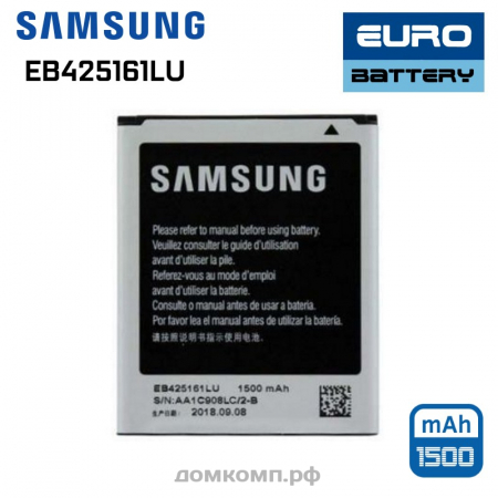 аккумулятор для Samsung i8160, Samsung i8190, Samsung S7262, Samsung S7560, Samsung S7568, Samsung S7572, Samsung S7582, Samsung Ace2, Samsung Galaxy S Duos 