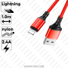 Кабель Apple Lightning - USB Borofone BX54