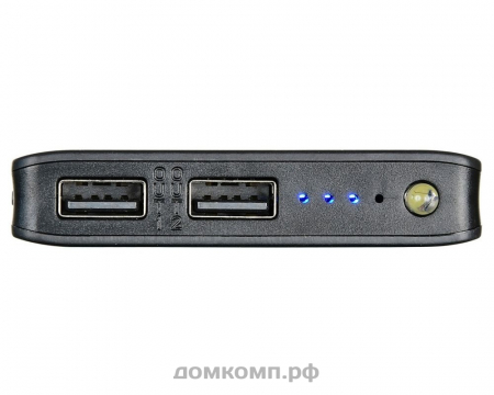 Внешнее ЗУ Buro RCL-10000-BK 10000 мАч [Li_Pol, цвет черный, до 2.1A, 2xUSB]