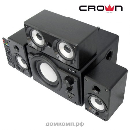 Колонки 3.1 Crown CMBS-390 15Вт+3х8Вт [BT, USB, SD, FM, FM, ПДУ]