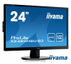 Монитор 24 дюйма Iiyama ProLite X2483HSU-B3 AMVA LED Flicker Free+Blue Light 4ms 16:9 DP HDMI VGA USB M/M