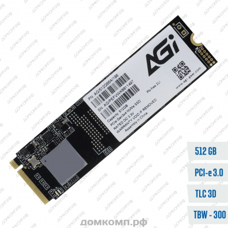 Накопитель SSD M.2 2280 512 Гб AGi AI198R [AGI512G80AI198R]