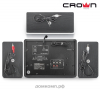 Колонки 3.1 Crown CMBS-390 15Вт+3х8Вт [BT, USB, SD, FM, FM, ПДУ]