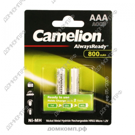 Аккумулятор AAA Camelion Always Ready NH-AAA800ARBP2