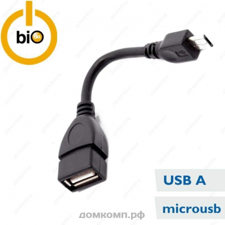 Кабель OTG micro USB - USB 2.0 BiON BXP-OTG-AFBM-003