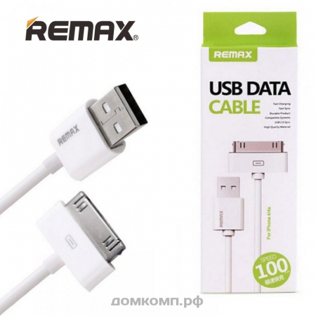 Кабель Apple Lightning 30-pin - USB REMAX Fast Charging RC-007i4 белый