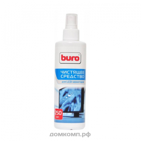 Спрей BURO BU-Slcd [для чистки экранов мониторов / ТВ, спрей, 250мл]