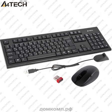 Клавиатура+мышь A4Tech 7100N