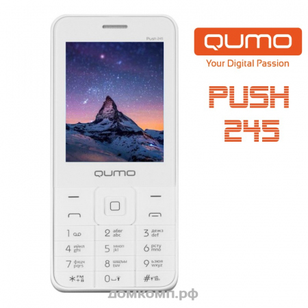 Мобильный телефон QUMO Push 245 Silver