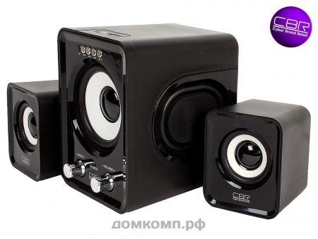 Колонки 2.1 CBR CMS 725 5Вт+3Втх2 [USB. microSD, 3.5mm AUX IN,FM-радио, ПДУ]