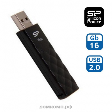 Память USB Flash 16 Гб Silicon Power Ultima U03 [SP016GBUF2U03V1K] USB2.0