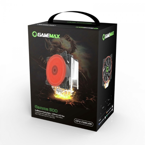 Кулер для процессора GameMax Gamma 500 RED