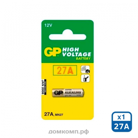 Батарейка A27 GP Super 27A / MN27 [алкалиновая, 1 штука]