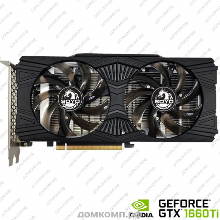 Видеокарта SOYO GeForce GTX 1660 Ti DUAL [SY-1660TI-6GD6-DL]