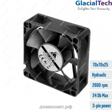 Вентилятор 70x25мм Glacialtech GT ICE 7