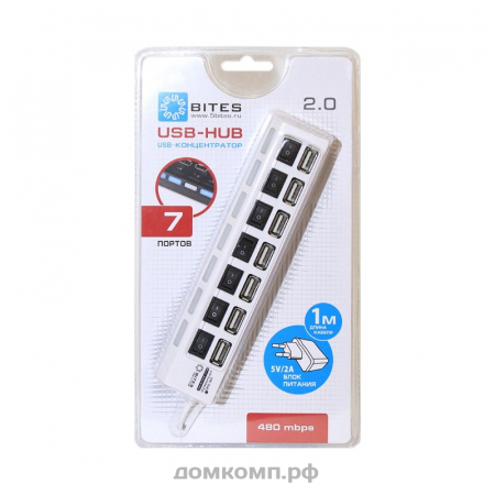 USB-Разветвитель 5bites HB27-203PW