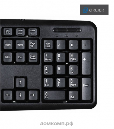 Клавиатура Oklick 180M black PS/2