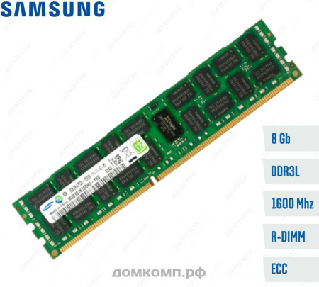 Оперативная память 8 Гб 1600MHz Registered ECC DIMM Samsung (M393B1K70QB0-YK0) 1.35V