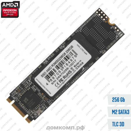 Накопитель SSD M.2 2280 256 Гб AMD Radeon R3 [R3MS0256G8]