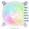 Вентилятор 120мм GMNG GG-CF120ARGB4-PWMWH