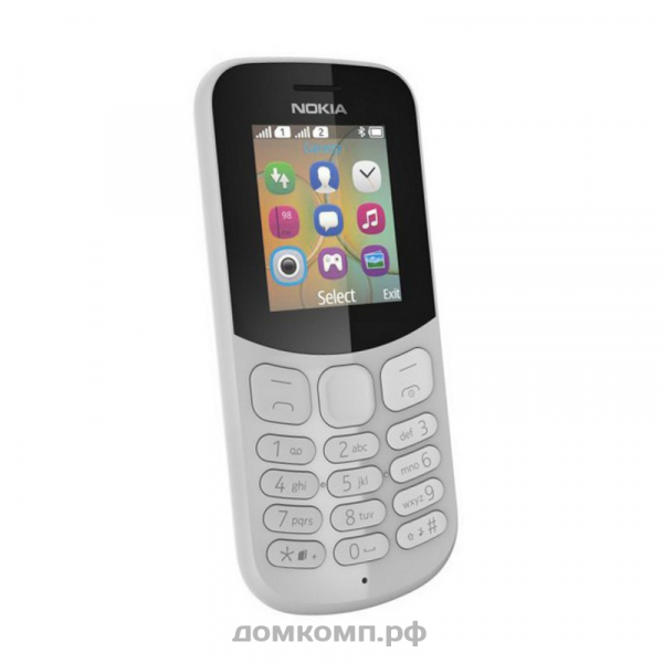 Мобильный телефон NOKIA 130 DS TA-1017 серый (2017)