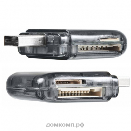 Картридер USB2.0 Buro BU-CR-110 черный
