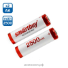 Аккумулятор AA Smartbuy SBBR-2A02BL2500