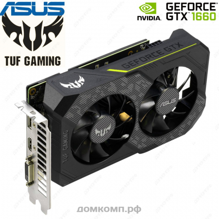 новая видеокарта ASUS GTX1660 