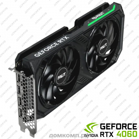 Видеокарта Palit GeForce RTX 4060 DUAL OC [NE64060T19P1-1070D]