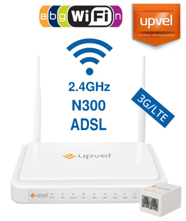 Маршрутизатор ADSL Upvel UR-354AN4G
