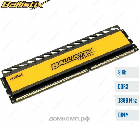  Оперативная память 8 Гб 1866MHz Crucial Ballistix Tactical (BLT8G3D1869DT1TX0CEU)