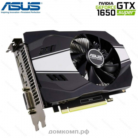Видеокарта Asus GeForce GTX 1650 SUPER Phoenix OC [PH-GTX1650S-O4G]