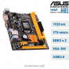 новая плата сокет 1150 (Asus H81M-R)