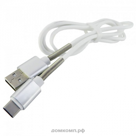 Кабель USB Type-C WALKER C720 [оплетка ПВХ, разъемы с пружиной, 2000 мА, 1 метр]