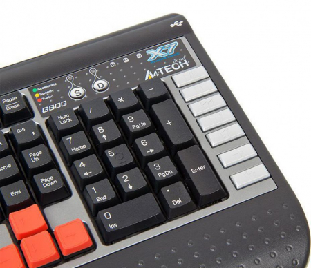 Клавиатура A4Tech X7-G800MU недорого. домкомп.рф