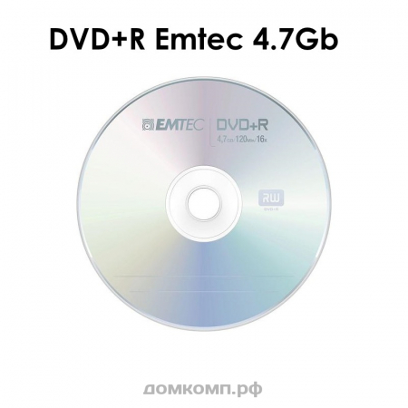 Диск DVD+R 4.7 Gb Emtec 16-x