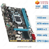 дешевая плата для процессоров сокет-1155 Huanan H61