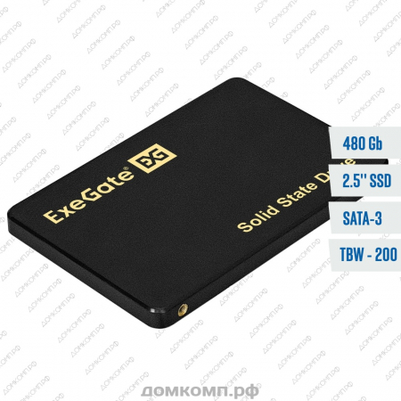 Накопитель SSD 2.5" 480 Гб ExeGate Next A400TS480 [EX276689RUS]