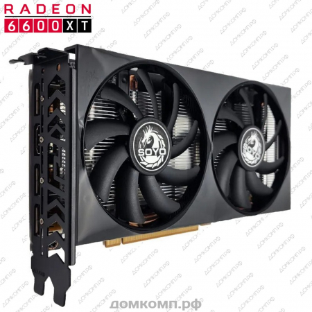 Видеокарта SOYO AMD Radeon RX 6600 XT DUAL [SY-6600XT-8GD6]