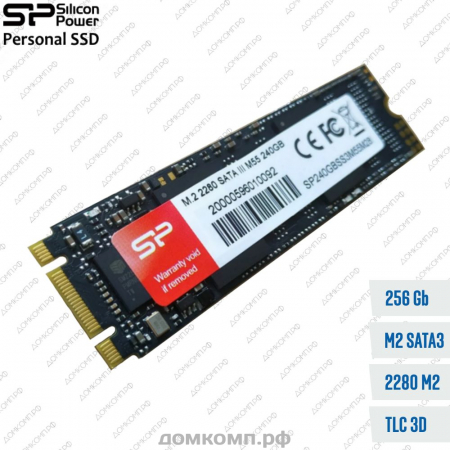 Накопитель SSD M.2 2280 256 Гб Silicon Power A55 [SP256GBSS3A55M28]