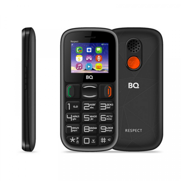 Мобильный телефон BQ 1800 Respect Black
