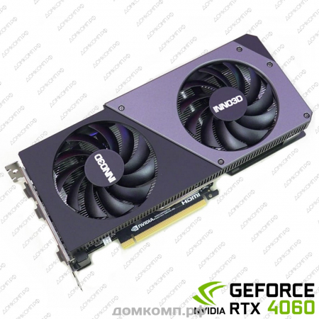 Видеокарта Inno 3D GeForce RTX 4060 TWIN X2 [N40602-08D6-173051N]