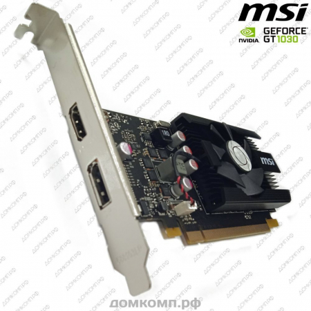 Видеокарта MSI GeForce GT 1030 LP OC [GT 1030 2GD4 LP OC]