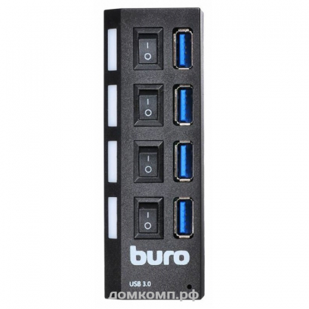 USB-Разветвитель Buro BU-HUB4-U3.0-L