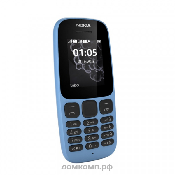 Мобильный телефон NOKIA 105 DS ТА-1034 синий (2017)
