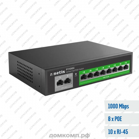 Коммутатор Netis P110GC (L2)